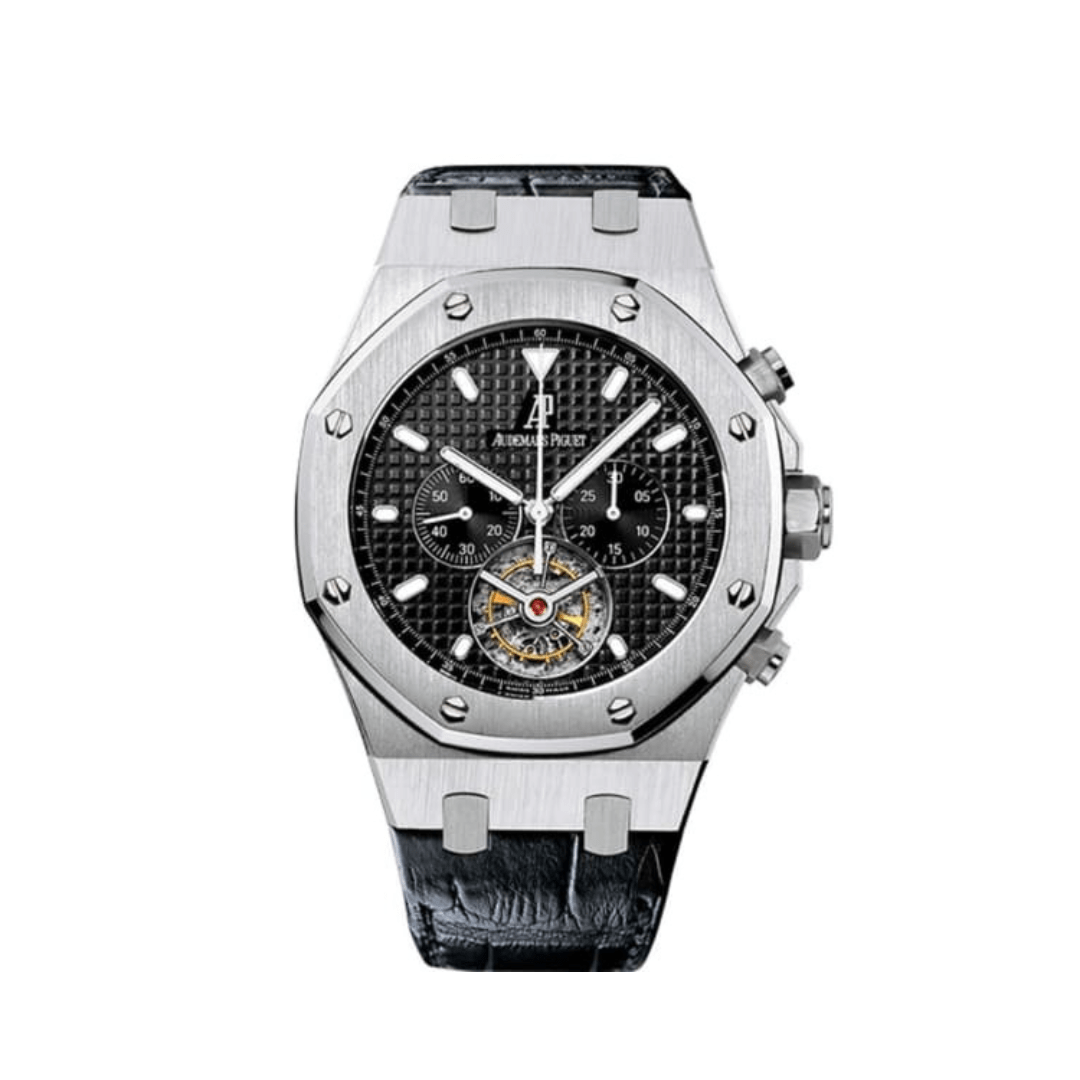 Luxury Watch Audemars Piguet Royal Oak Tourbillon Chronograph Steel 25977ST.OO.D002CR.01 Wrist Aficionado