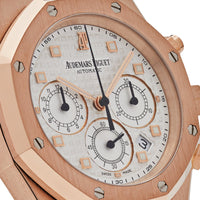 Thumbnail for Audemars Piguet Royal Oak Chronograph Rose Gold White Dial 26022OR.OO.D088CR.01 Wrist Aficionado