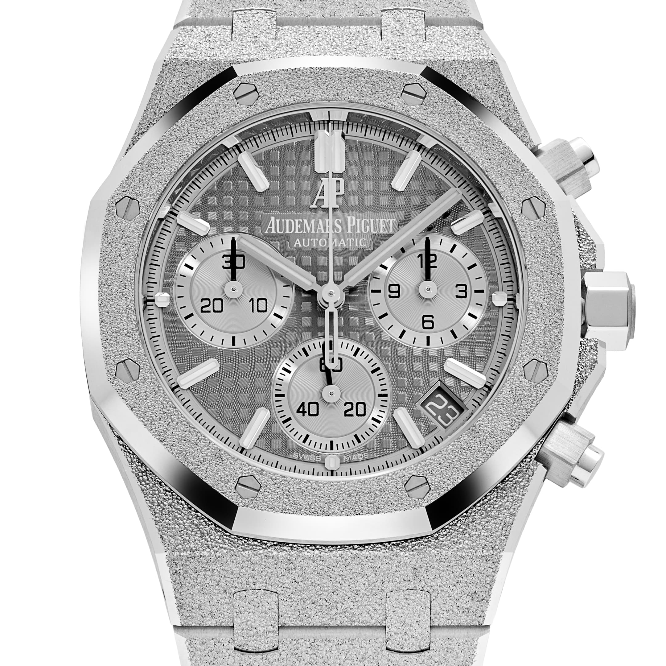 Audemars Piguet Royal Oak 26239BC.GG.1224BC.01 Chronograph Frosted White Gold Limited Edition of 200