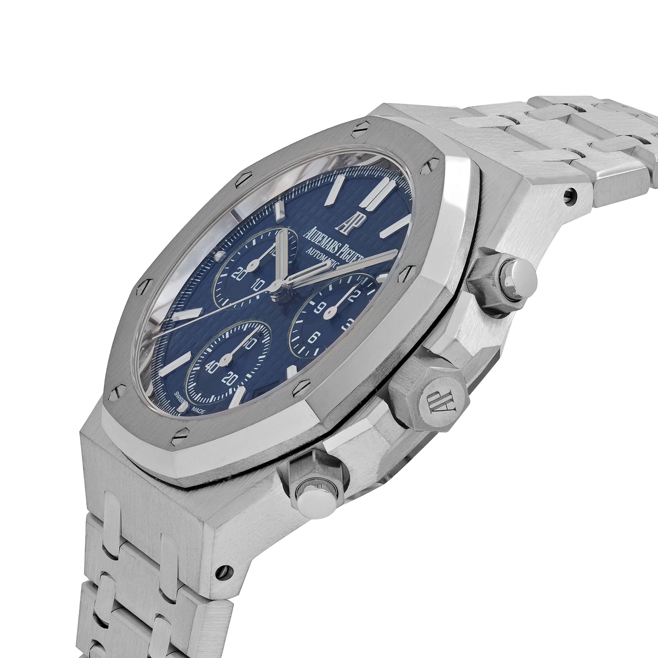 Audemars Piguet Royal Oak 26239BC.OO.1220BC.01 Chronograph White Gold Blue Dial Limited Edition of 222