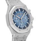 Audemars Piguet Royal Oak 26240BC.GG.1324BC.02 Chronograph Frosted White Gold Light Blue Dial (2024)