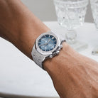 Audemars Piguet Royal Oak 26240BC.GG.1324BC.02 Chronograph Frosted White Gold Light Blue Dial (2024)