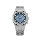 Audemars Piguet Royal Oak 26240BC.GG.1324BC.02 Chronograph Frosted White Gold Light Blue Dial