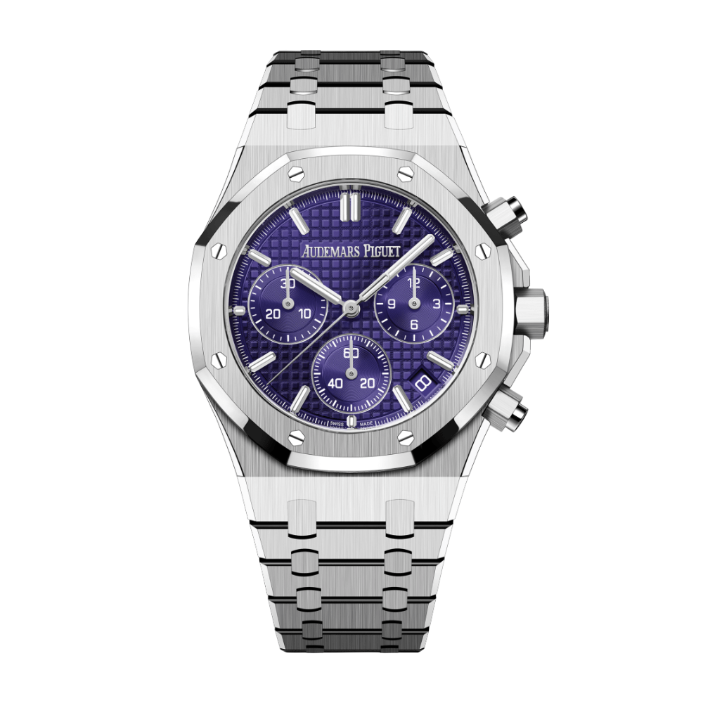 Audemars piguet royal 2025 oak chronograph blue dial