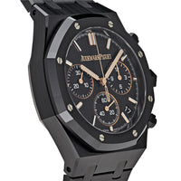 Thumbnail for Luxury Watch Audemars Piguet Royal Oak Chronograph Black Ceramic Black Dial 26240CE.OO.1225CE.02 Wrist Aficionado
