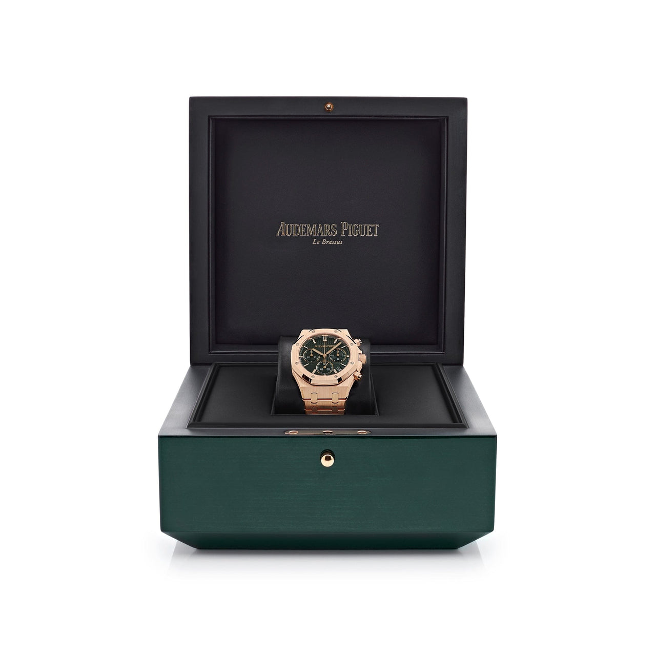 Audemars Piguet Royal Oak 26240OR.OO.1320OR.04 Selfwinding Chronograph '50th Anniversary' Rose Gold Khaki Green Dial