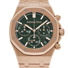 Audemars Piguet Royal Oak 26240OR.OO.1320OR.08 Selfwinding Chronograph Rose Gold Khaki Green Dial