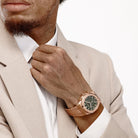 Audemars Piguet Royal Oak 26240OR.OO.1320OR.08 Selfwinding Chronograph Rose Gold Khaki Green Dial