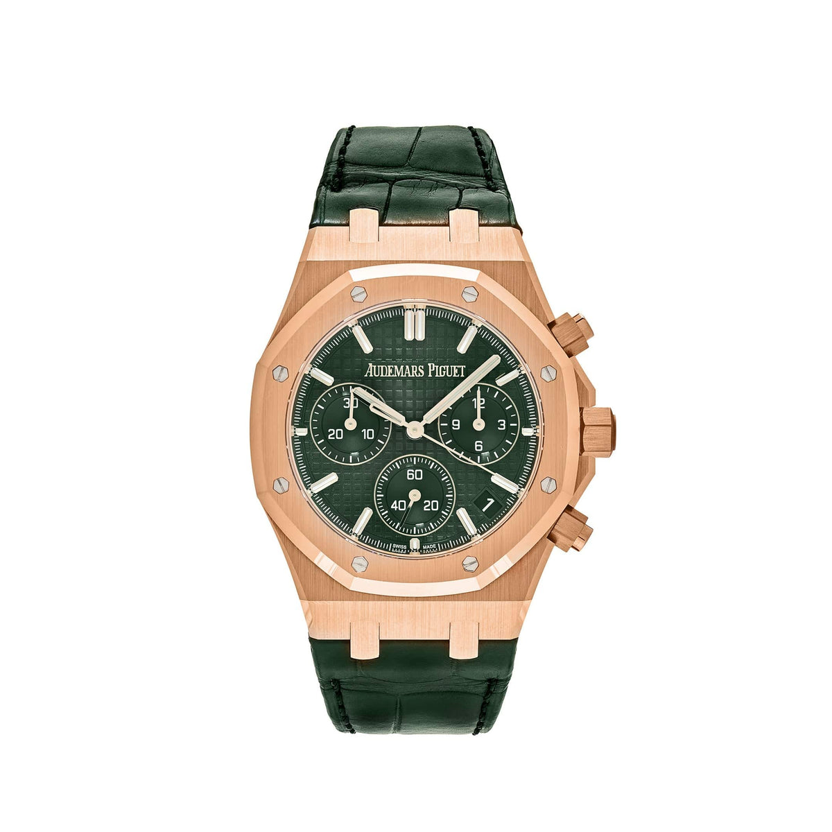 Audemars Piguet Royal Oak 26240OR.OO.D404CR.02 Chronograph Rose Gold Green Dial