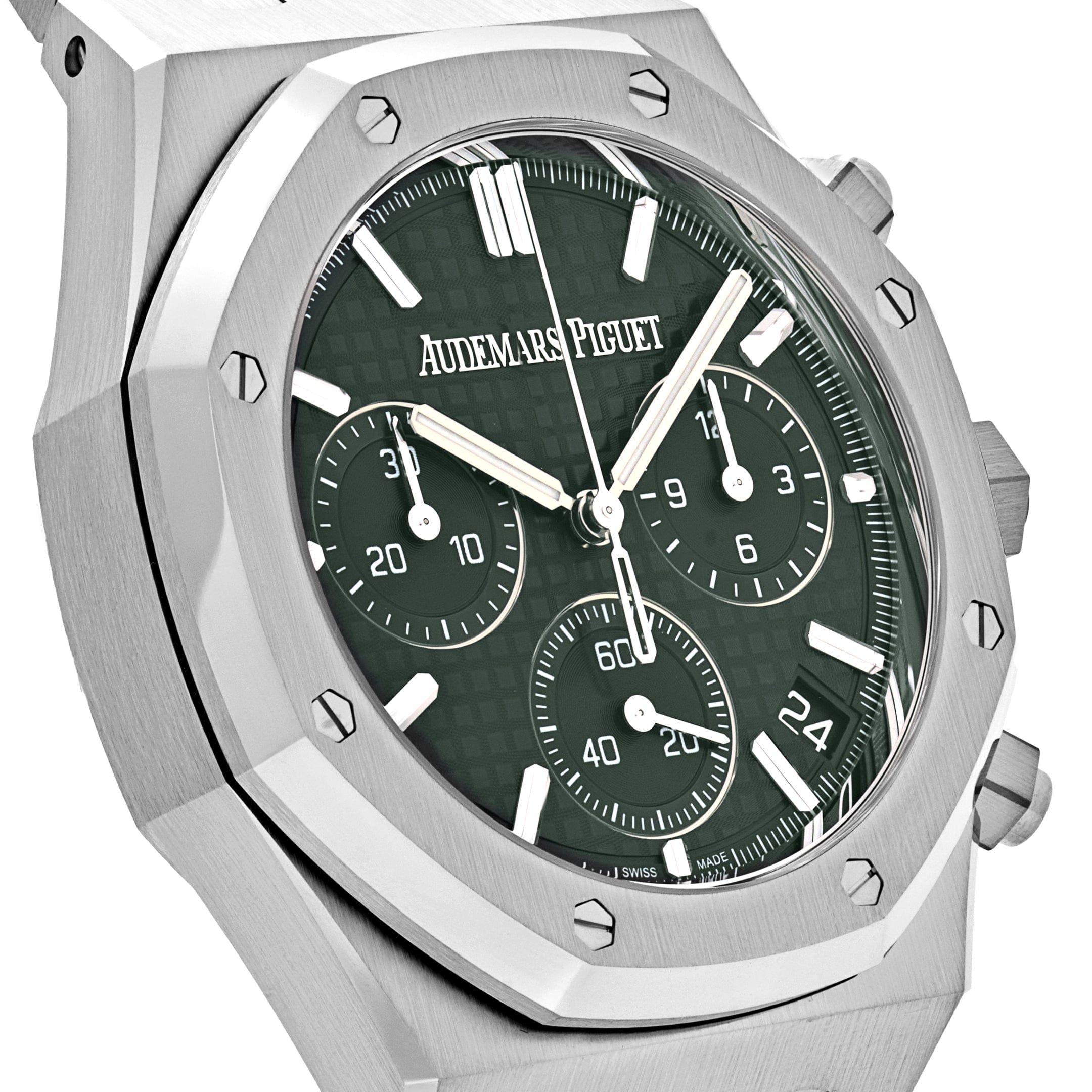Audemars Piguet Royal Oak 26240ST.OO.1320ST.04 Selfwinding Chronograph '50th Anniversary' Stainless Steel Khaki Green Dial (2022)