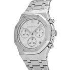 Luxury Watch Audemars Piguet Royal Oak Chronograph Steel White Dial 41mm 26240ST.OO.1320ST.07 Wrist Aficionado