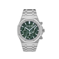 Thumbnail for Luxury Watch Audemars Piguet Royal Oak Chronograph 41mm Steel Green Dial 26240ST.OO.1320ST.08 Wrist Aficionado