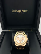 Audemars Piguet Royal Oak 26315OR.OO.1256OR.01 Chronograph Rose Gold Silver Dial (2023)