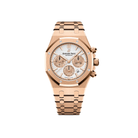 Luxury Watch Audemars Piguet Royal Oak Chronograph Rose Gold Silver Dial 26315OR.OO.1256OR.01 Wrist Aficionado