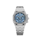 Audemars Piguet Royal Oak 26317BC.OO.1256BC.01 Selfwinding Chronograph White Gold Light Blue Dial Limited Edition of 100
