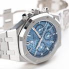 Audemars Piguet Royal Oak 26317BC.OO.1256BC.01 Selfwinding Chronograph White Gold Light Blue Dial Limited Edition of 100