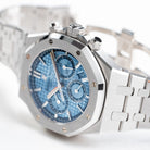 Audemars Piguet Royal Oak 26317BC.OO.1256BC.01 Selfwinding Chronograph White Gold Light Blue Dial Limited Edition of 100