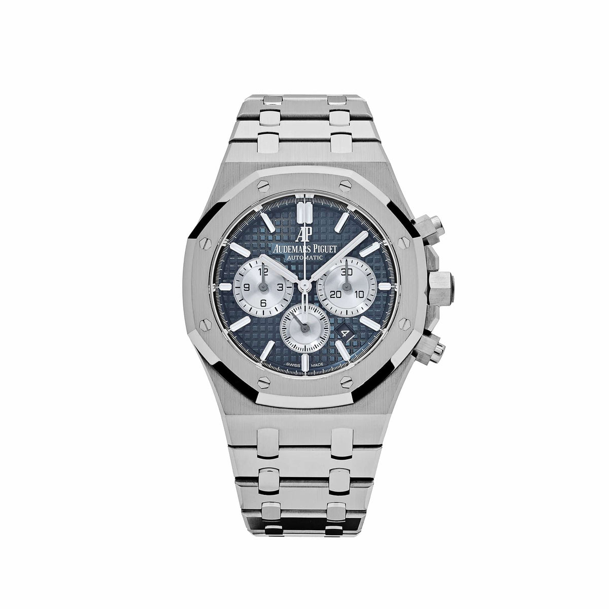 Audemars Piguet Royal Oak Selfwinding Chronograph 41mm Steel Blue Dial ...