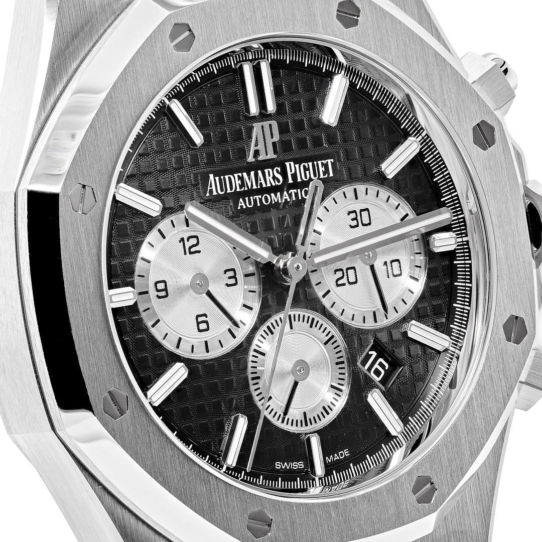 Luxury Watch Audemars Piguet Royal Oak Chronograph Steel Black Dial 26331ST.OO.1220ST.02 (2017) Wrist Aficionado
