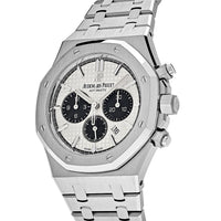 Thumbnail for Luxury Watch Audemars Piguet Royal Oak Chronograph 41mm Steel White Dial 26331ST.OO.1220ST.03 (2017) Wrist Aficionado