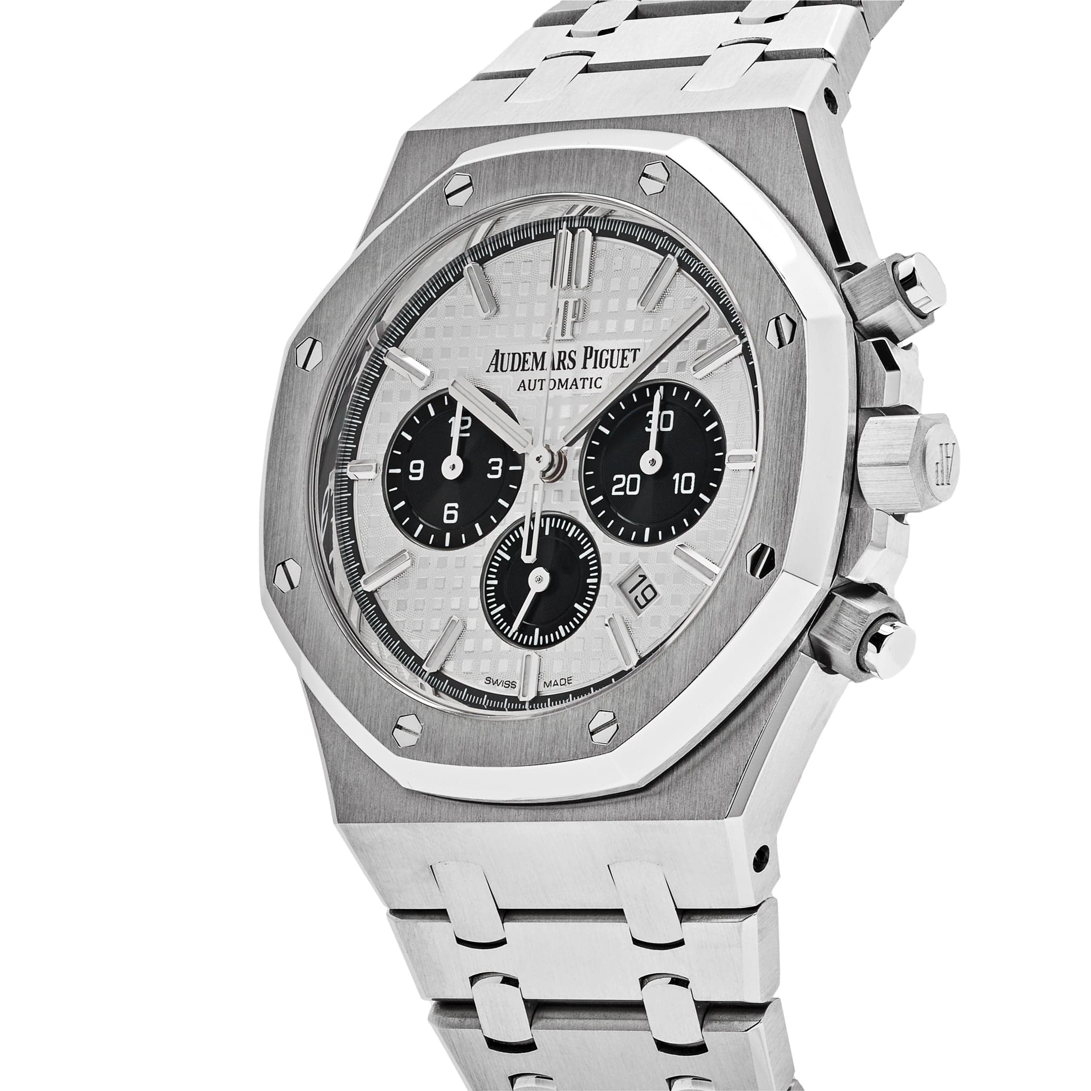 Audemars Piguet Royal Oak 26331ST.OO.1220ST.03 Selfwinding Chronograph Stainless Steel White Dial (2019)