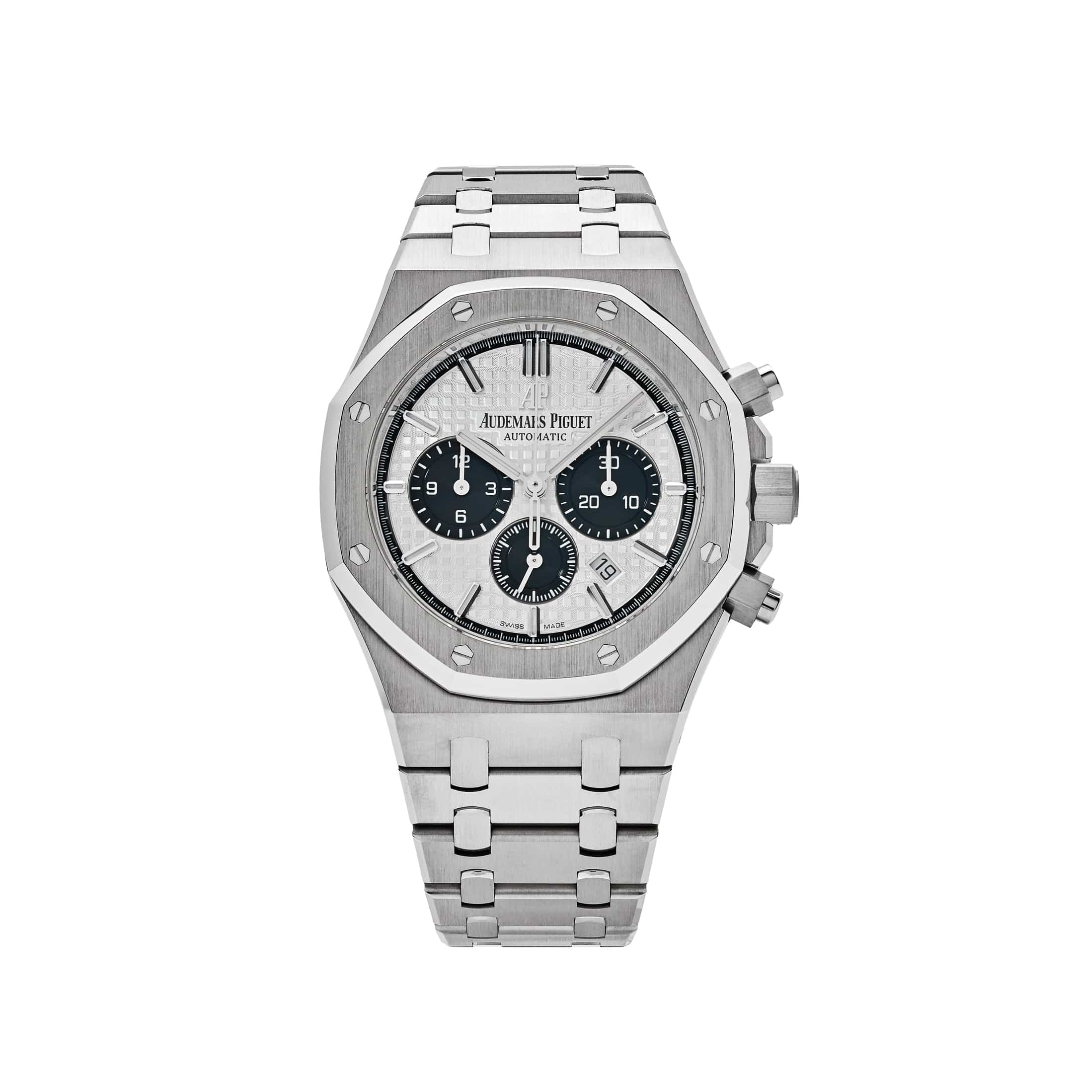 Audemars Piguet Royal Oak 26331ST.OO.1220ST.03 Selfwinding Chronograph Stainless Steel White Dial (2019)