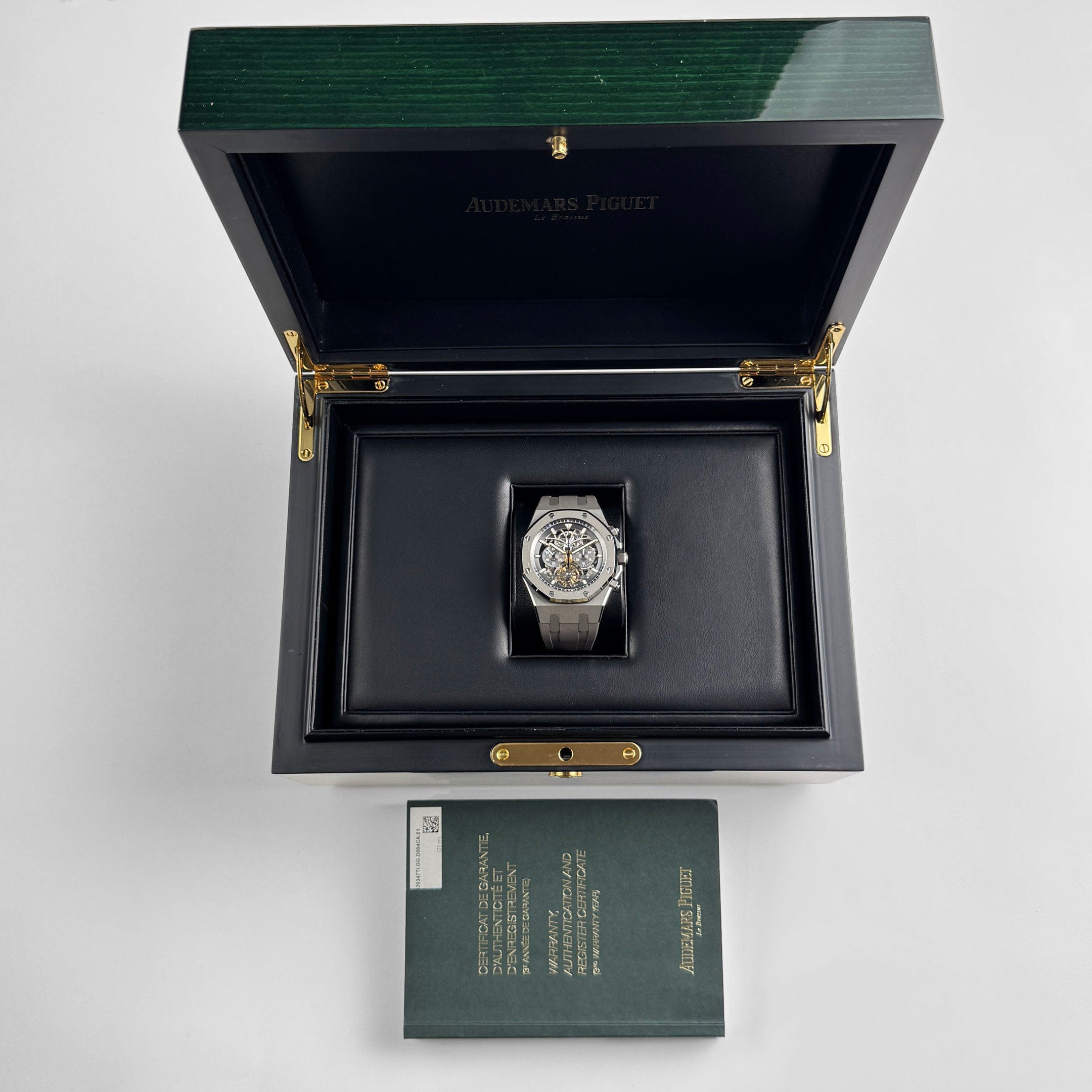 Audemars Piguet Royal Oak 26347TI.OO.D004CR.01 Tourbillon Chronograph Titanium Openworked Dial Boutique Only Edition