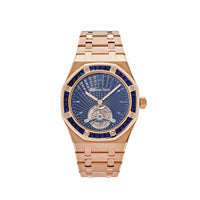 Thumbnail for Audemars Piguet Royal Oak 26521OR.SS.1220OR.01 'Extra-Thin' Tourbillon Rose Gold Blue Sapphire