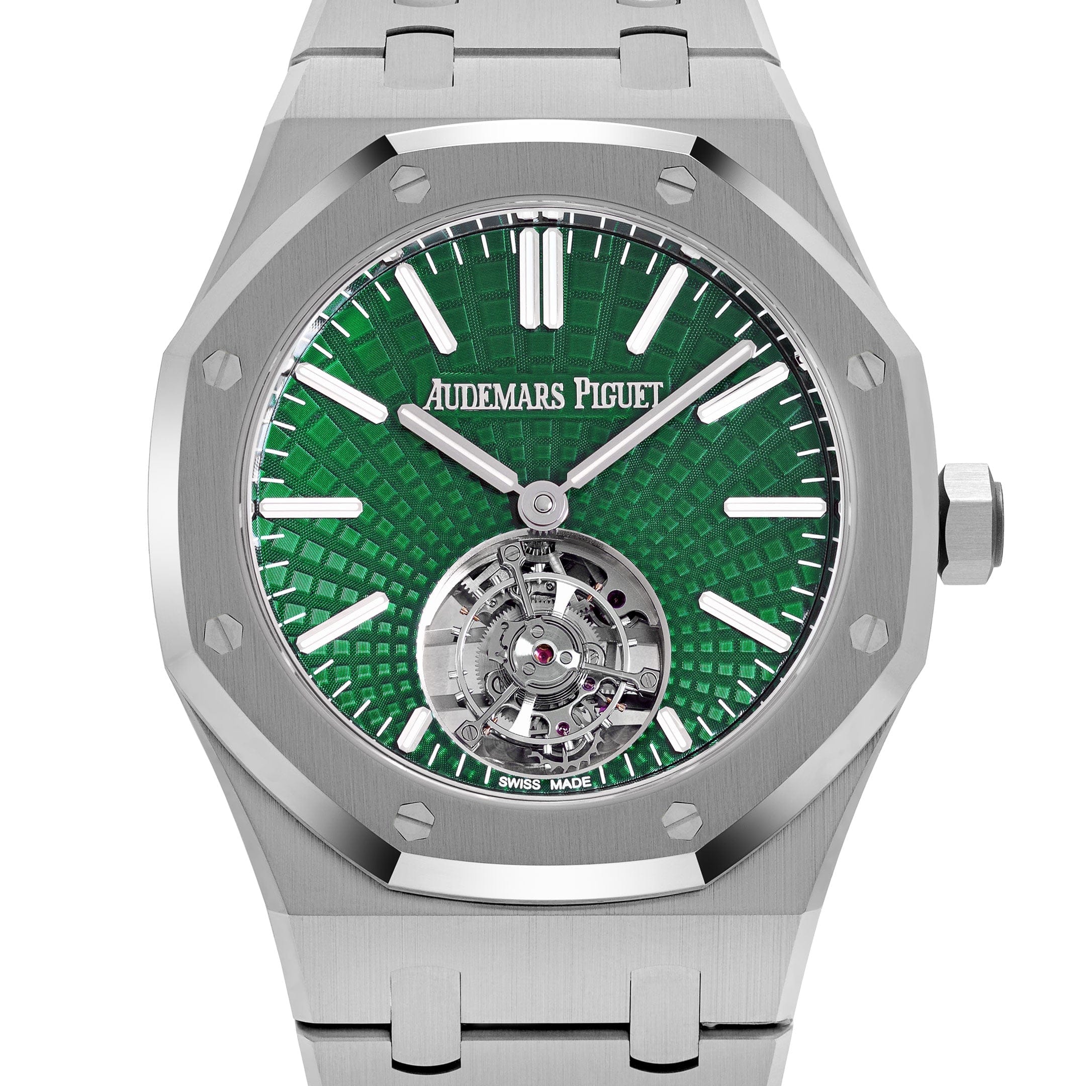 Audemars Piguet Royal Oak 26534TI.OO.1220TI.01 Flying Tourbillon Titanium Green Dial Limited Edition of 50 (2021)