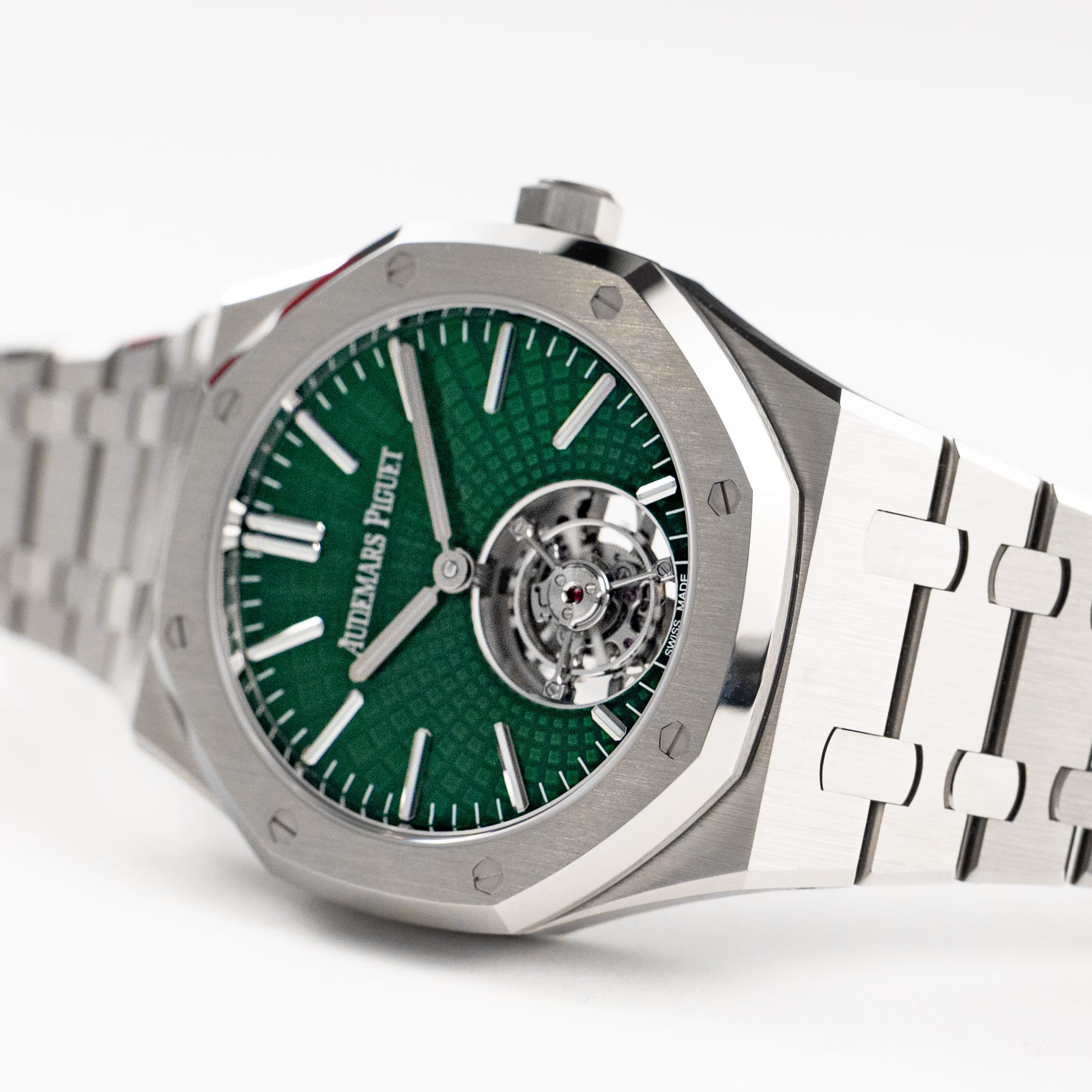 Audemars Piguet Royal Oak 26534TI.OO.1220TI.01 Flying Tourbillon Titanium Green Dial Limited Edition of 50 (2021)