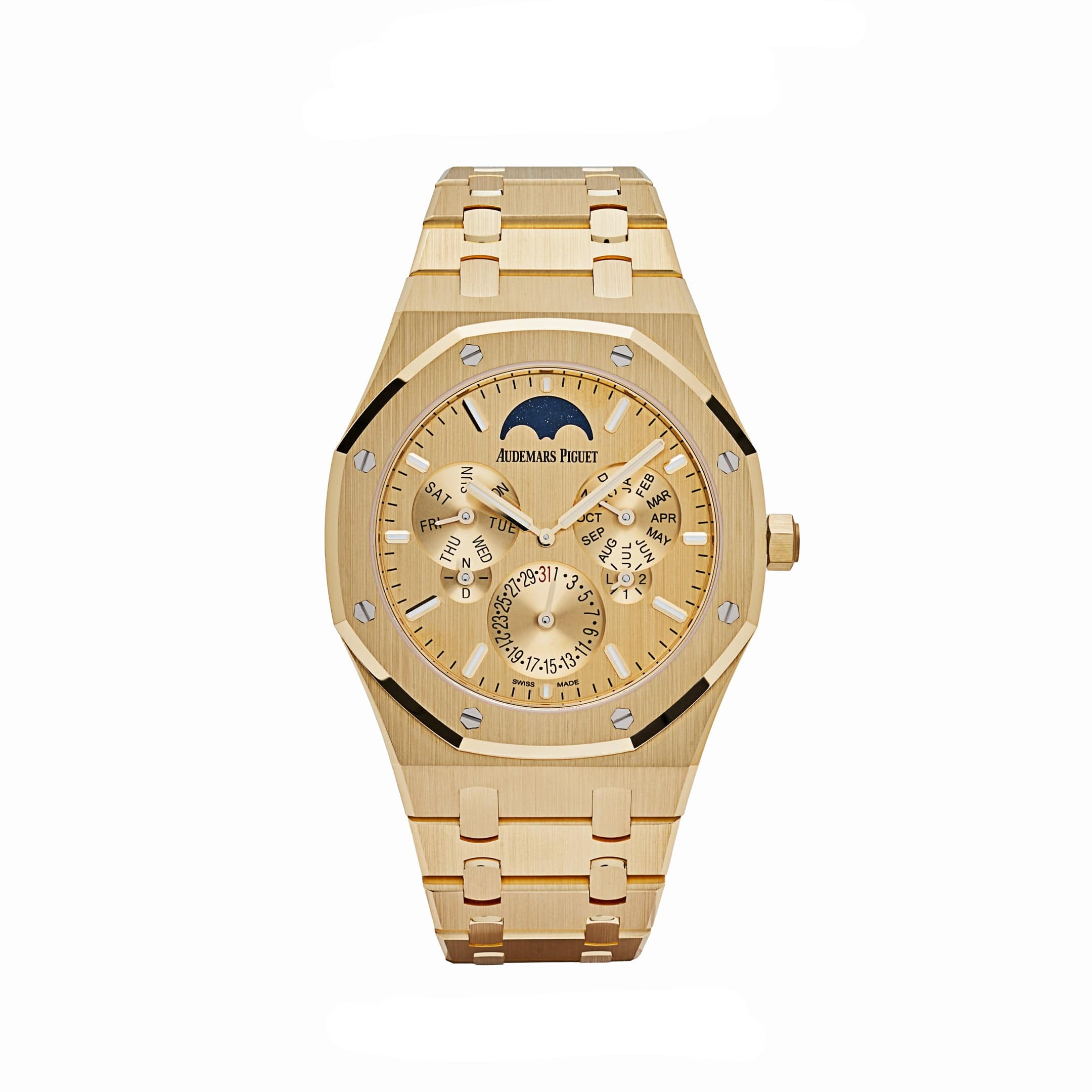 Audemars Piguet Royal Oak 26586BA.OO.1240BA.99  Perpetual Calendar Ultra-Thin Yellow Gold / Yellow Gold-Toned  Dial Limited Edition (2024)