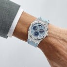 Audemars Piguet Royal Oak 26586BC.OO.1240.BC.99 Perpetual Calendar RD2 Ultra-Thin “Luminary” White Gold Light Blue Limited Edition of 25