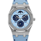 Audemars Piguet Royal Oak 26586BC.OO.1240.BC.99 Perpetual Calendar RD2 Ultra-Thin “Luminary” White Gold Light Blue Limited Edition of 25