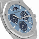 Audemars Piguet Royal Oak 26586BC.OO.1240.BC.99 Perpetual Calendar Ultra-Thin “Luminary” White Gold Light Blue Limited Edition (2024)