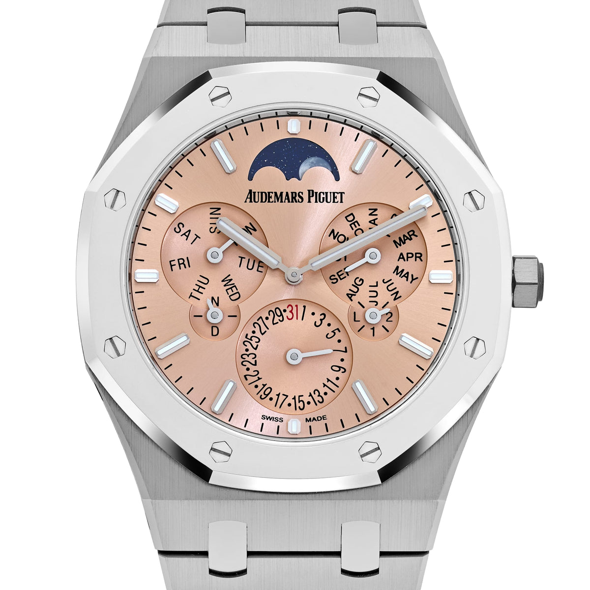 Audemars Piguet Royal Oak 26586XT.OO.1240XT.01 Perpetual Calendar RD2 Ultra-Thin Titanium BMG Salmon Dial (2026)