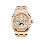 Audemars Piguet Royal Oak 26684OR.OO.1356OR.01 Perpetual Calendar Rose Gold Beige Dial