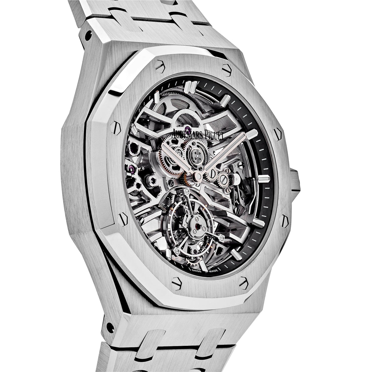 Audemars Piguet Royal Oak 26735ST.OO.1320ST.01 '50th Anniversary' Flying Tourbillon Stainless Steel Openworked