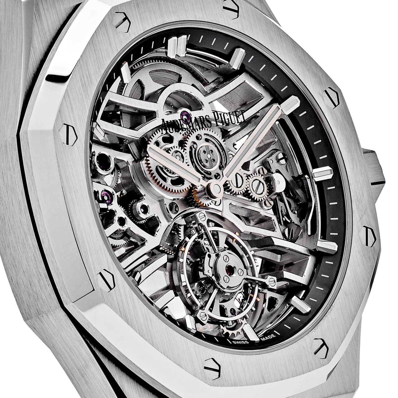 Audemars Piguet Royal Oak 26735ST.OO.1320ST.01 '50th Anniversary' Flying Tourbillon Stainless Steel Openworked