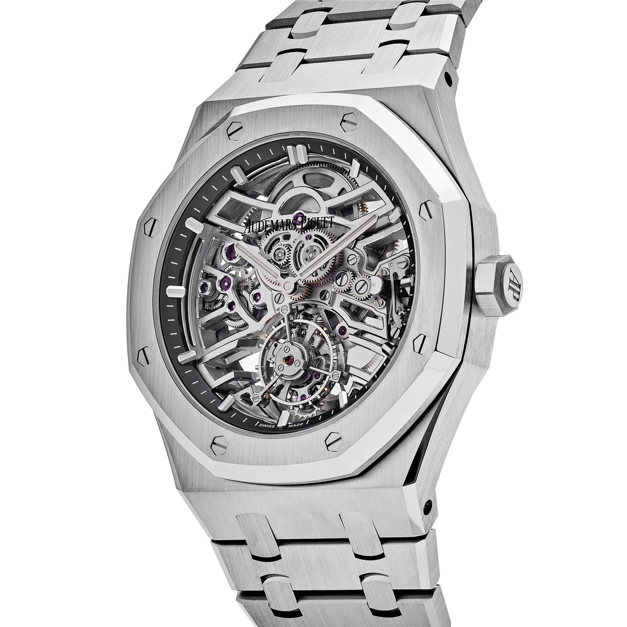 Audemars Piguet Royal Oak 26735ST.OO.1320ST.01 '50th Anniversary' Flying Tourbillon Stainless Steel Openworked