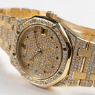 Audemars Piguet Royal Oak 56082BA Vintage 'Ladies' Yellow Gold Diamond-Set Blue Sapphires Quartz (1984)
