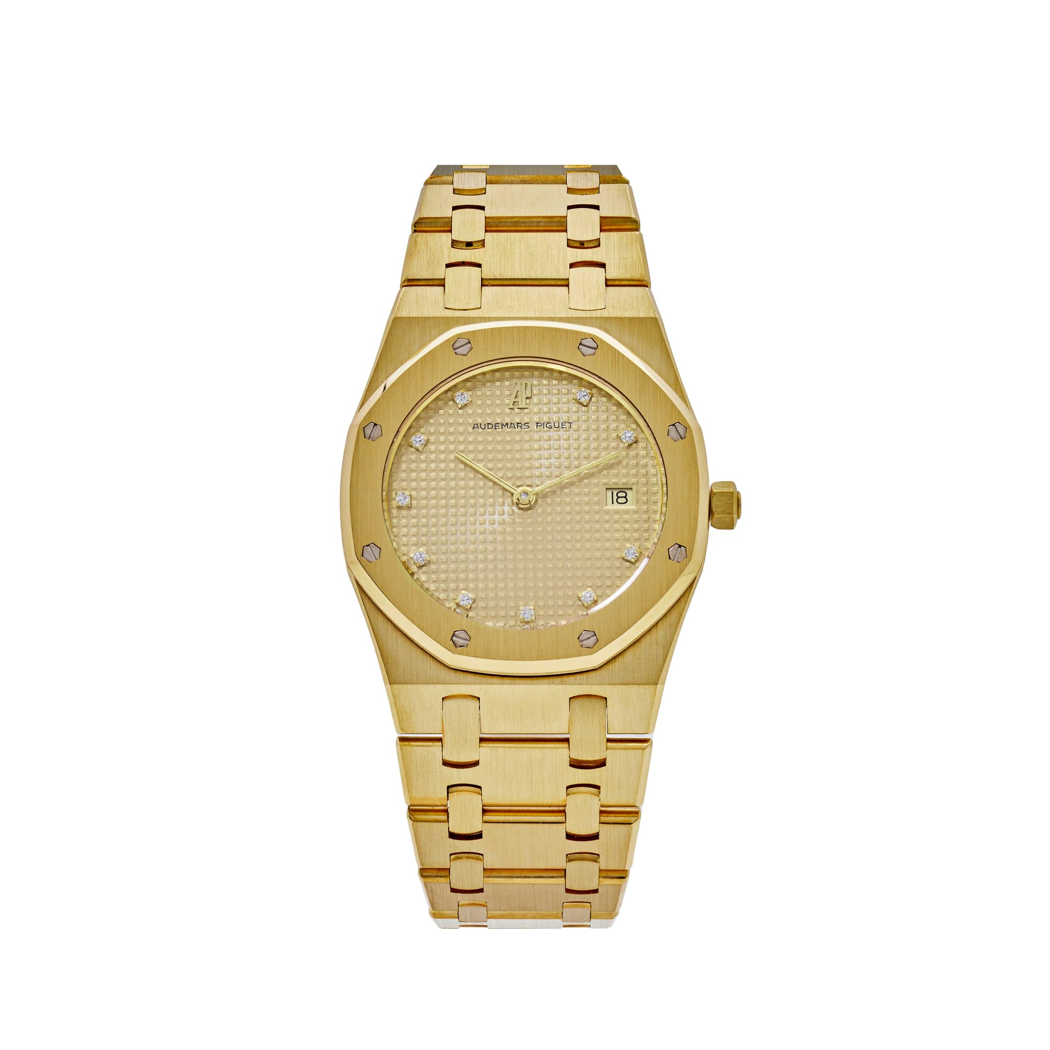 Audemars Piguet Royal Oak 56175BA Vintage Yellow Gold Champagne
