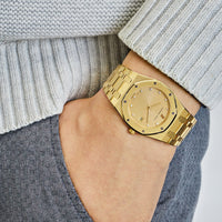 Thumbnail for Luxury Watch Audemars Piguet Royal Oak Vintage Yellow Gold Champagne Dial 56175BA Wrist Aficionado