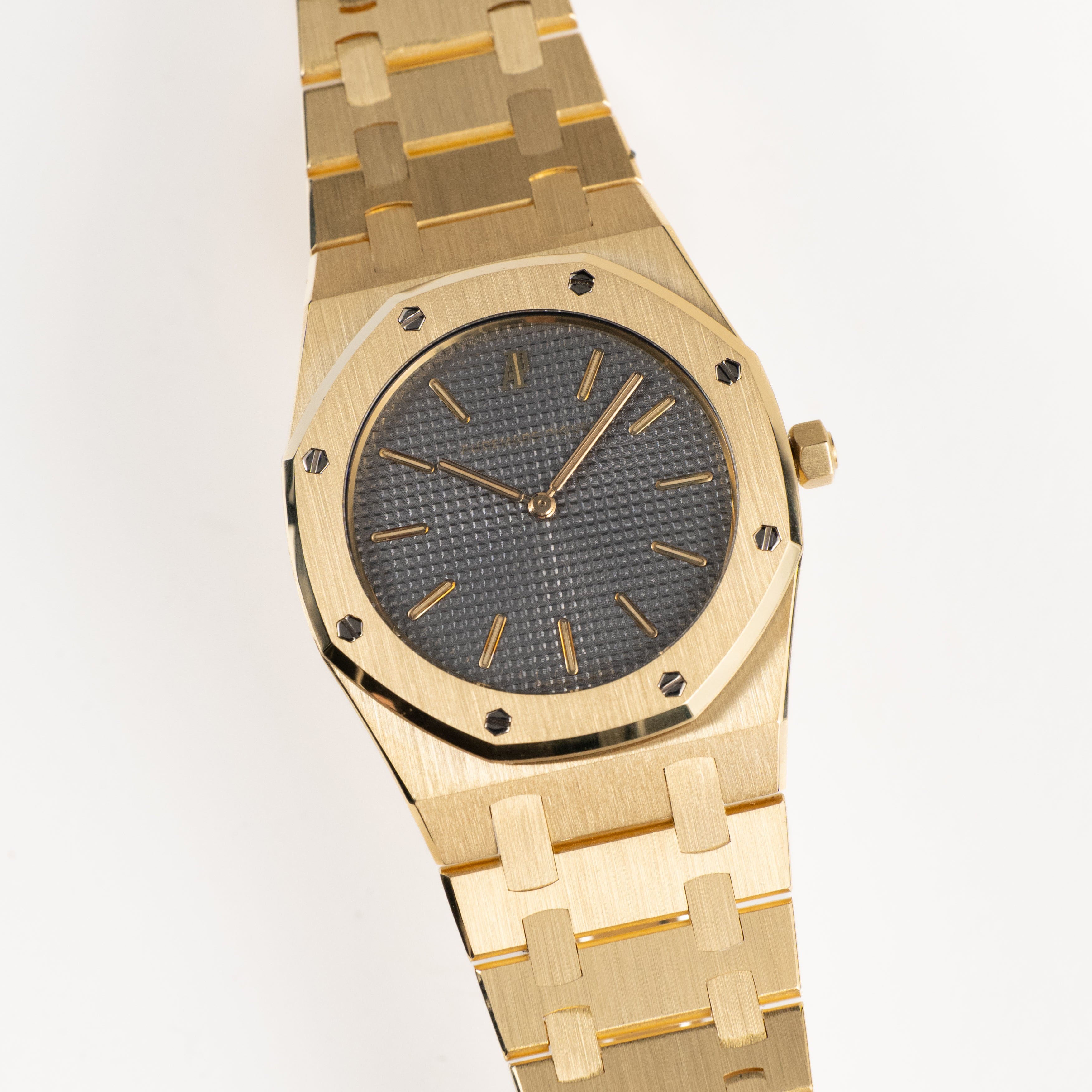 Audemars Piguet Royal Oak 56303BA 'Ladies' Yellow Gold Grey Dial Quartz