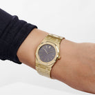 Audemars Piguet Royal Oak 56303BA 'Ladies' Yellow Gold Grey Dial Quartz