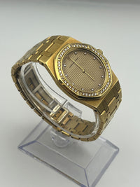 Thumbnail for Audemars Piguet Royal Oak 56303BA Yellow Gold Champagne Diamond Dial