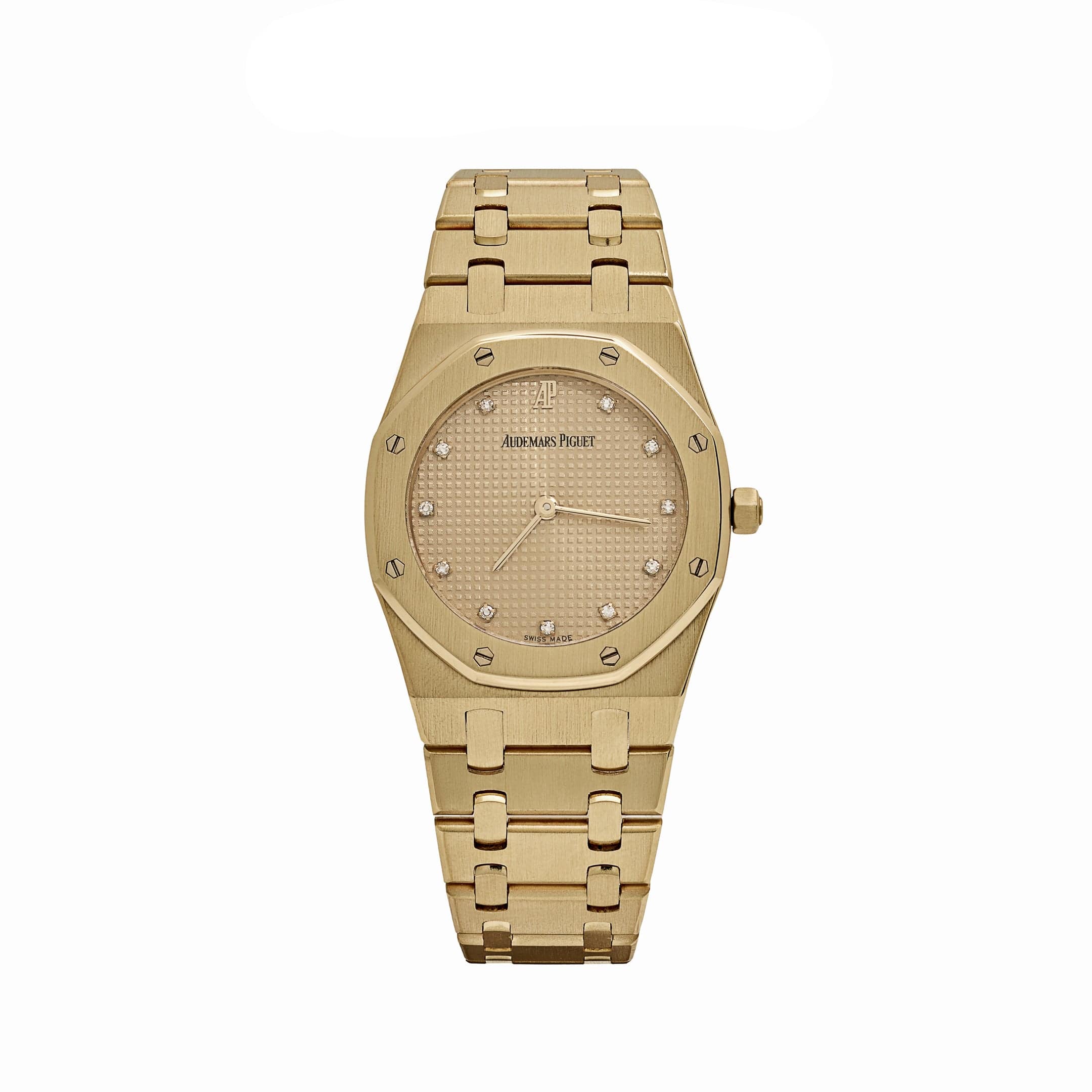 Yellow Gold Ap Royal Oak Full Diamond Audemars Piguet Royal Oak