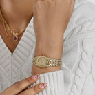 Audemars Piguet Royal Oak 56343 'Ladies' Yellow Gold Diamonds Quartz