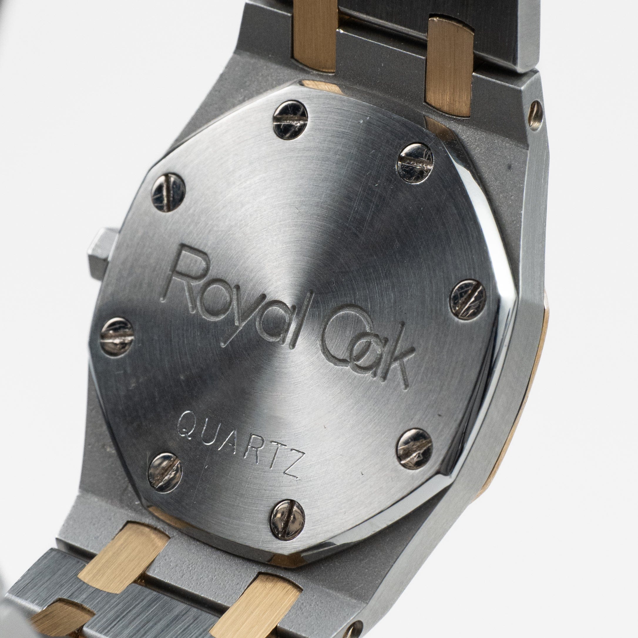 Audemars Piguet Royal Oak 6007SA 'Ladies' Stainless Steel Yellow Gold Grey Dial