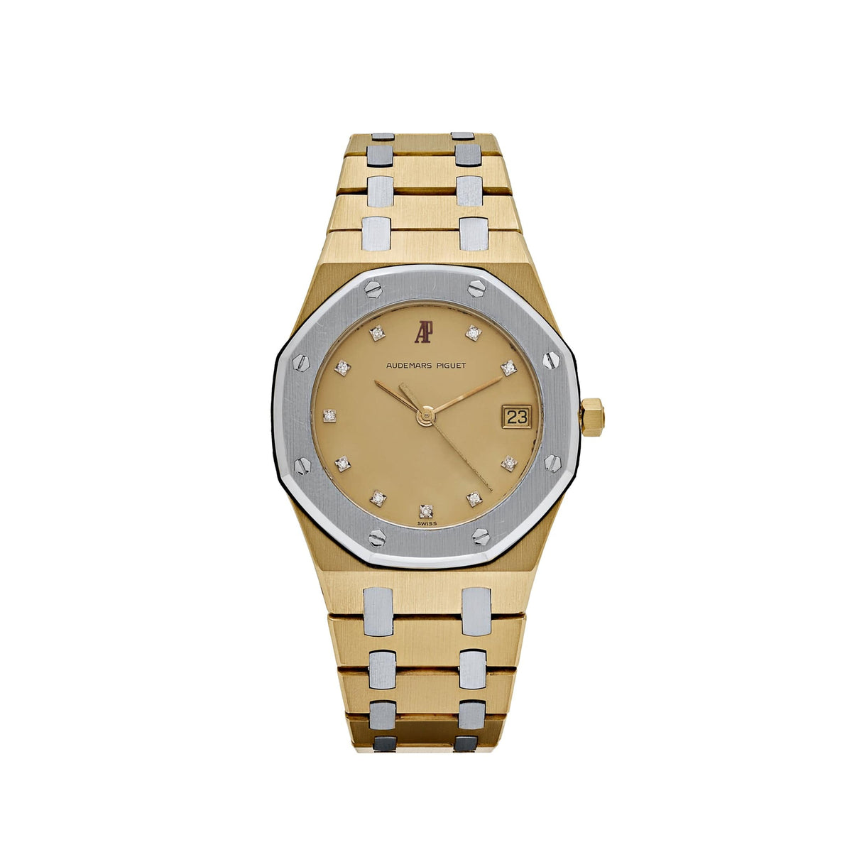 Audemars Piguet Royal Oak 56023AC Yellow Gold White Gold Diamond Dial Quartz (1985)