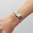 Audemars Piguet Royal Oak 66347SA Vintage 'Ladies' Stainless Steel Yellow Gold Mother of Pearl Diamond Dial Quartz